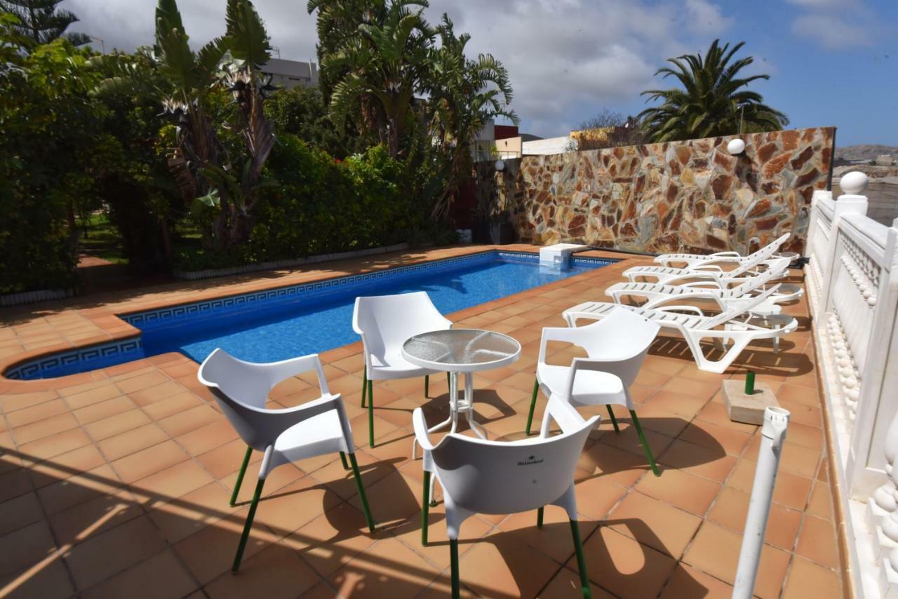 Casa El Tonelero Con Jardin Y Piscina Privada Villa Galdar Luaran gambar