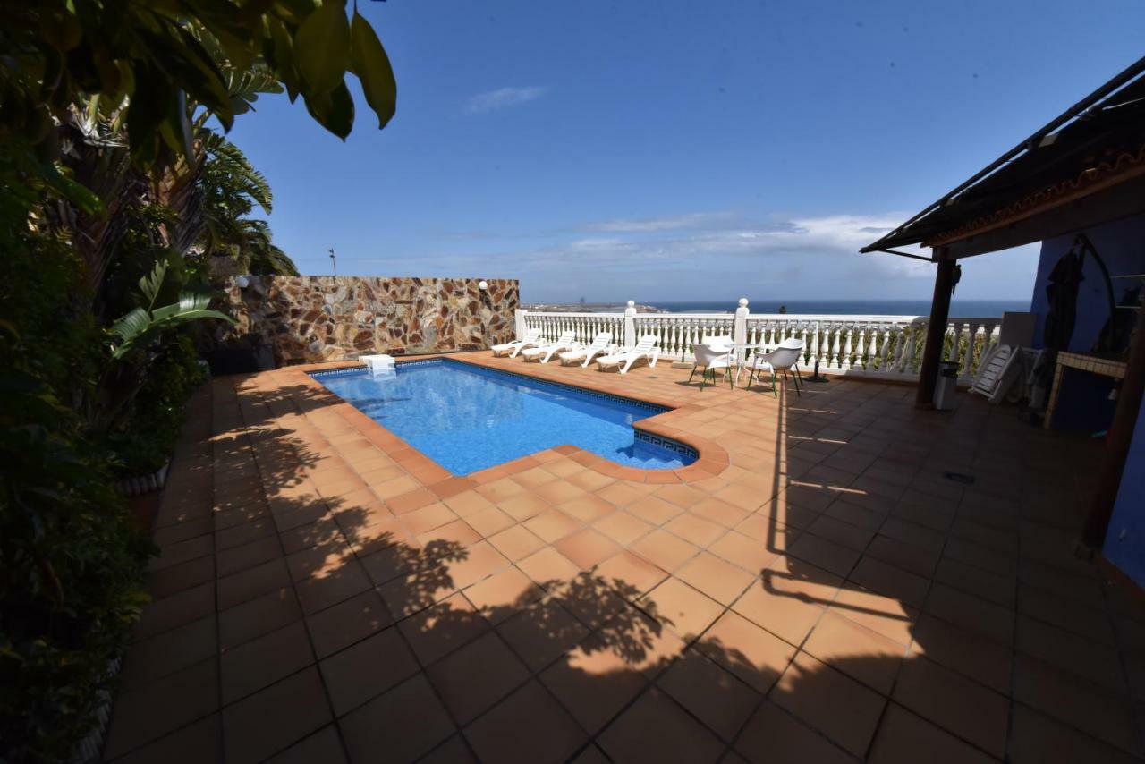 Casa El Tonelero Con Jardin Y Piscina Privada Villa Galdar Luaran gambar